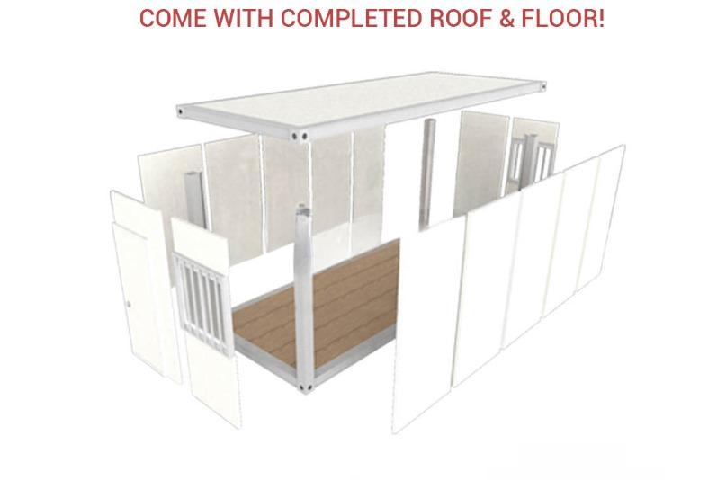 prefabricated glass house